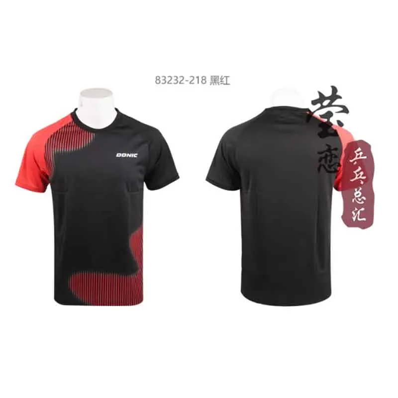 Фото Футболка Donic zhang jike для ракетки для настольного тенниса, спортивная футболка для пинг-понга №4