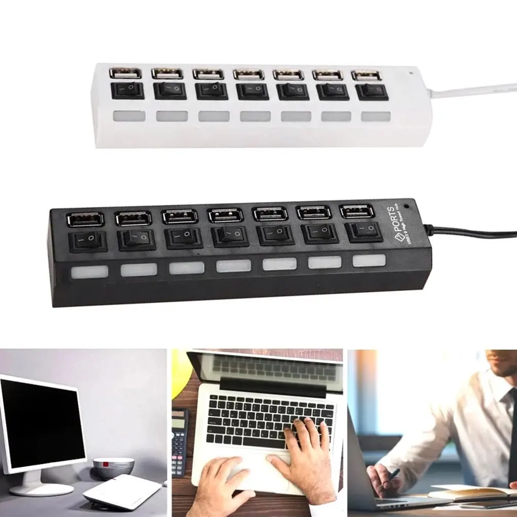 Фото Высокоскоростной USB-разветвитель для компьютера, ноутбука, Windows №5