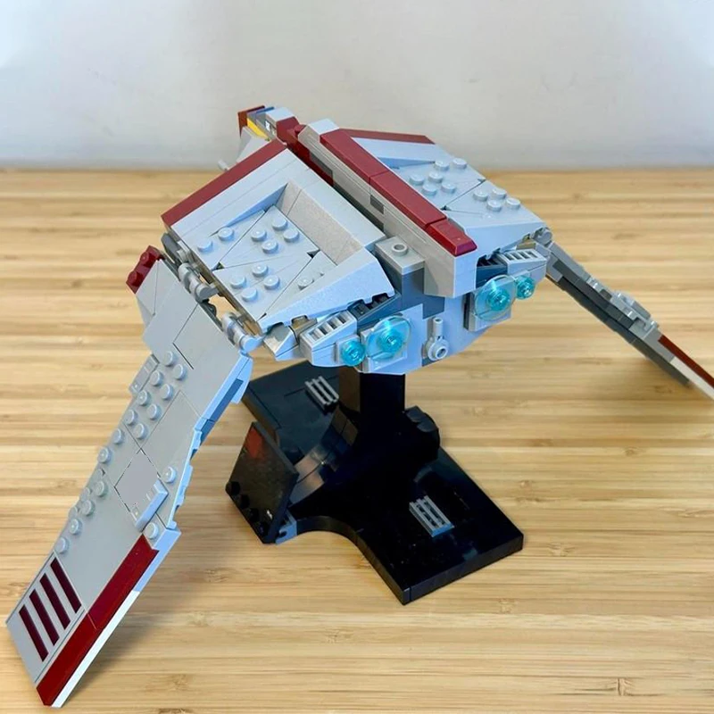 Фото 410 шт. MOC Star Batter Nu-class Republic Attack Shuttle Midi-Scale Альтернативная сборка DIY Модель Строительные блоки Игрушки на день рождения Подарок №3