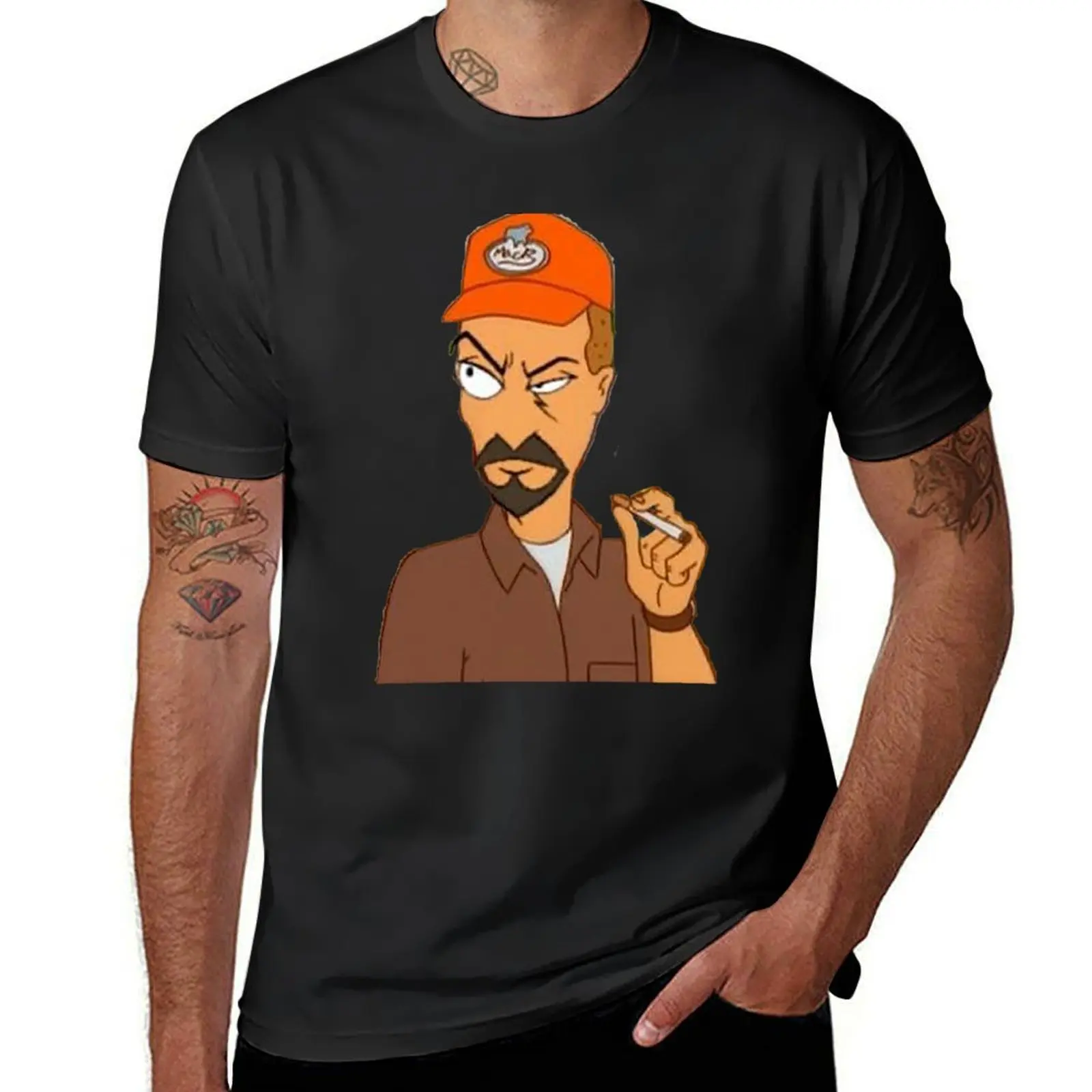 Мужская футболка Aqua Teen с изображением голодной силы и Жабы