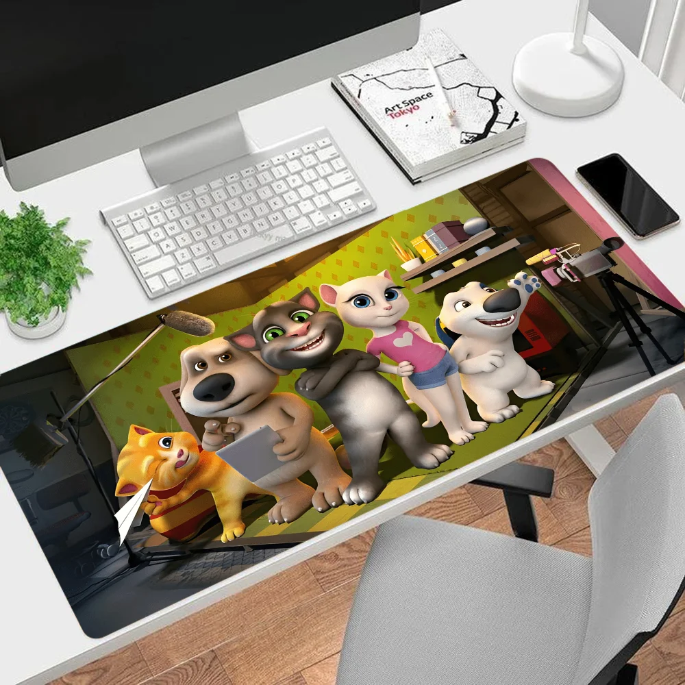 Фото Talking-Tom And Friends большой XXL игровой ноутбук компьютерный стол коврик для мыши коврик для мыши коврик для ноутбука коврик для мыши геймер №4