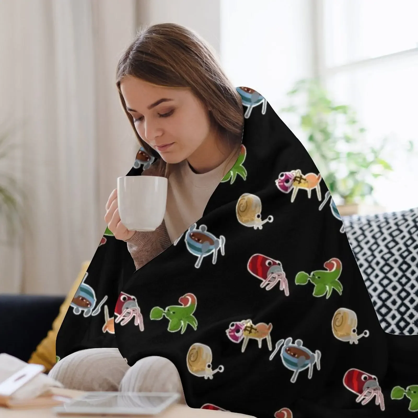 Фото Пакет Bugsnax Best Of Bugsnax для фанатов, одеяло в стиле гигантского дивана, одеяла в стиле аниме №3