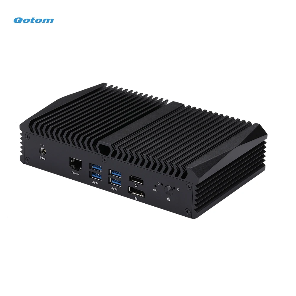Фото Мини-ПК Qotom 8 LAN Core i3-10110U/i5-8260U/i7-10710U 8x I226V 2,5G LAN DIY Мощный маршрутизатор Брандмауэр VPN Виртуальный ПК №3