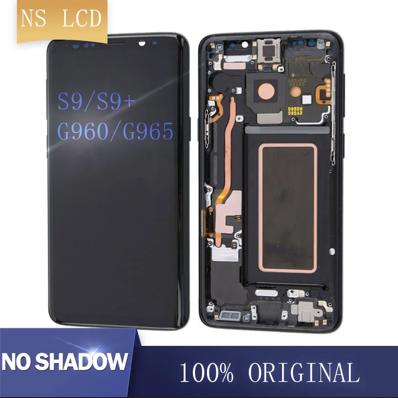 Сменный сенсорный дисплей Harga Edge с рамкой и передним экраном Tach Galaxy Plus Hdc вьетнамский ЖК-дисплей для Samsung S9
