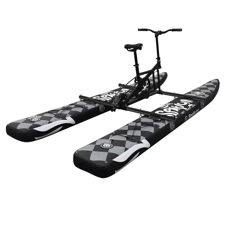 Фото Fayean Water Bike Открытый водный велосипед Часть Портативная лодка Водный велосипед Цены Педаль Плавающая №2