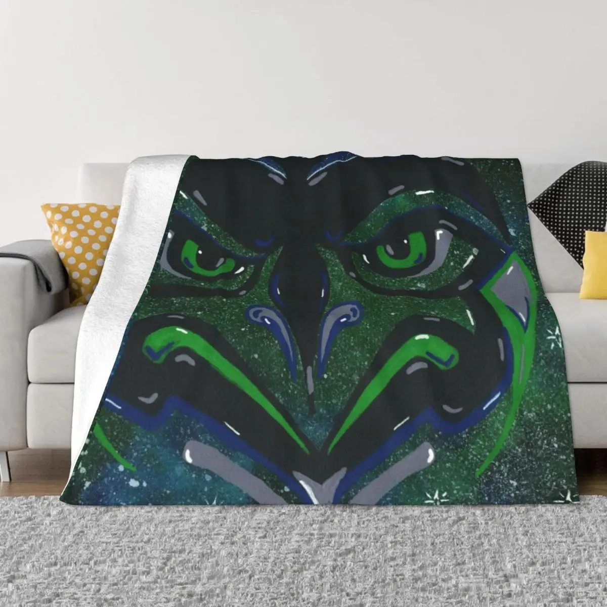 Домашний город гордость (SeaHawks) пледы одеяла для кровати искусственные мягкие большие Flannels Роскошные Фотообои