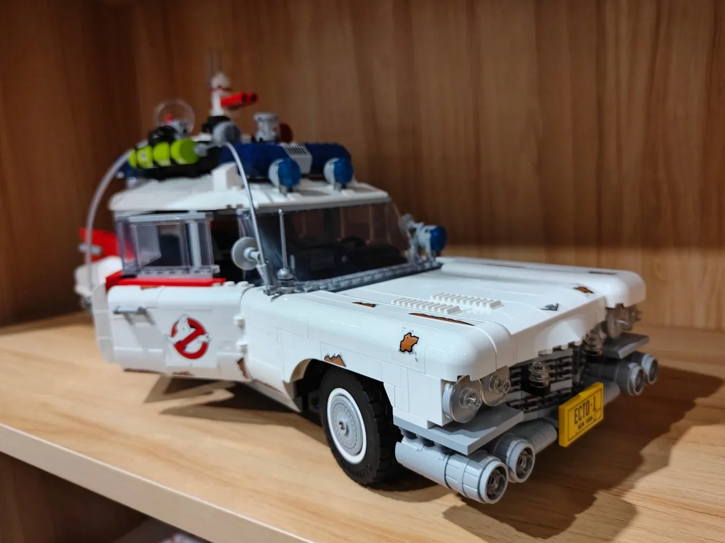 2352 шт. ECTO-1 креативный строительный блок для автомобиля, совместимый с 10274 кирпичами, модель игрушечного автомобиля, подарок на Хэллоуин, день рождения, Рождество