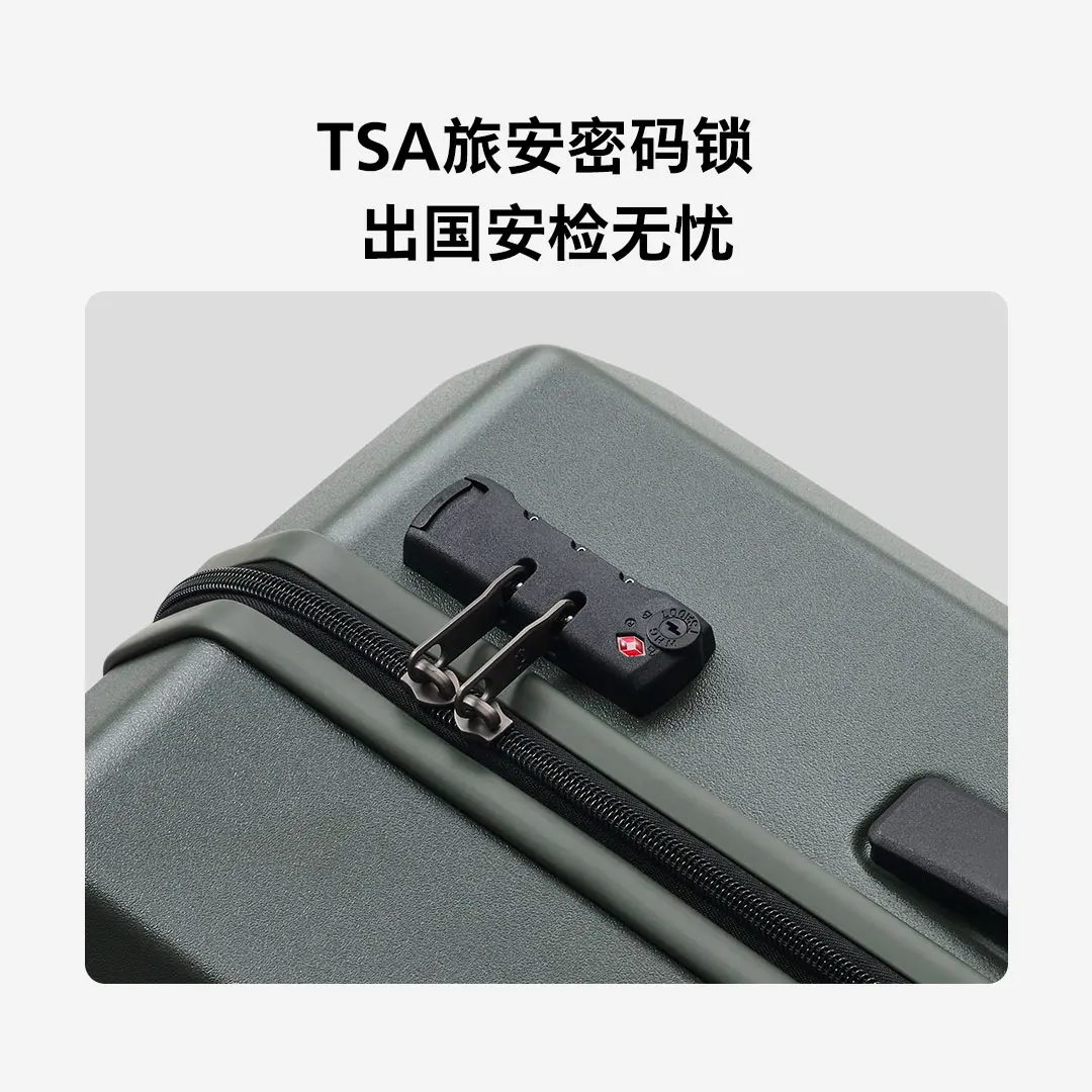 Фото Чемодан NINETYGO 20/24 дюйма TSA с замком, кодовым замком, чемодан для путешествий, чемодан для кабины, чемодан на колесах со спиннером №5