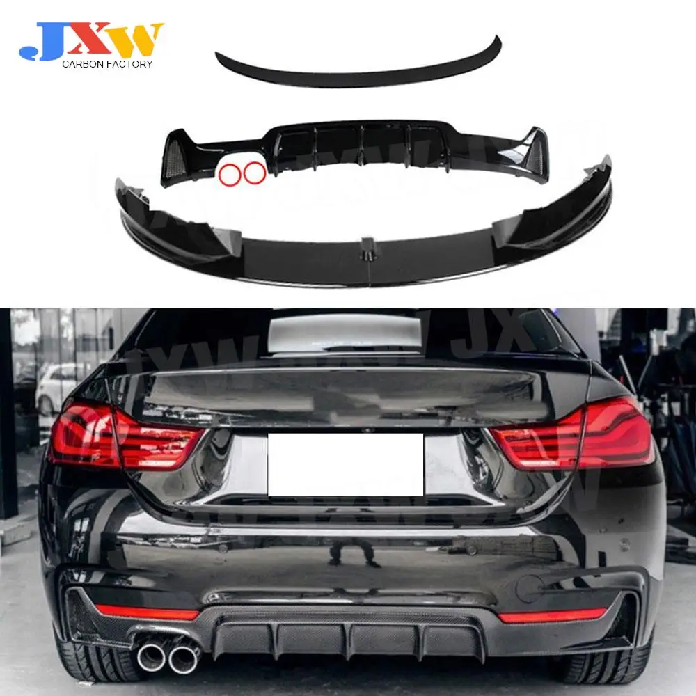 Для BMW 4 серии M Sport F32 F36 2014 г. без кабриолета, передняя губа, задний спойлер багажника, крыло, задний диффузор OO-