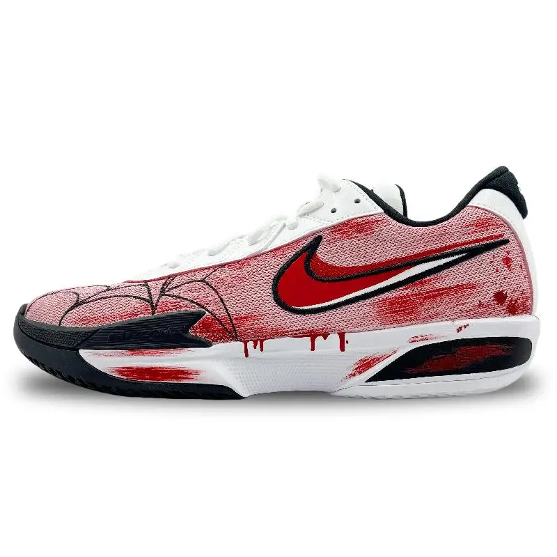 【Настроить】Nike Air Zoom G.T. Баскетбольные кроссовки Cut Academy, мужские низкие красные кроссовки FB2598-100