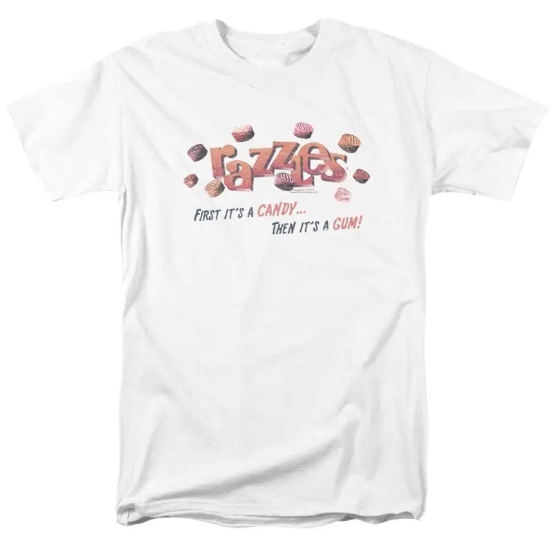 Мужская футболка Dubble Bubble A Gum and Candy, лицензированная белая