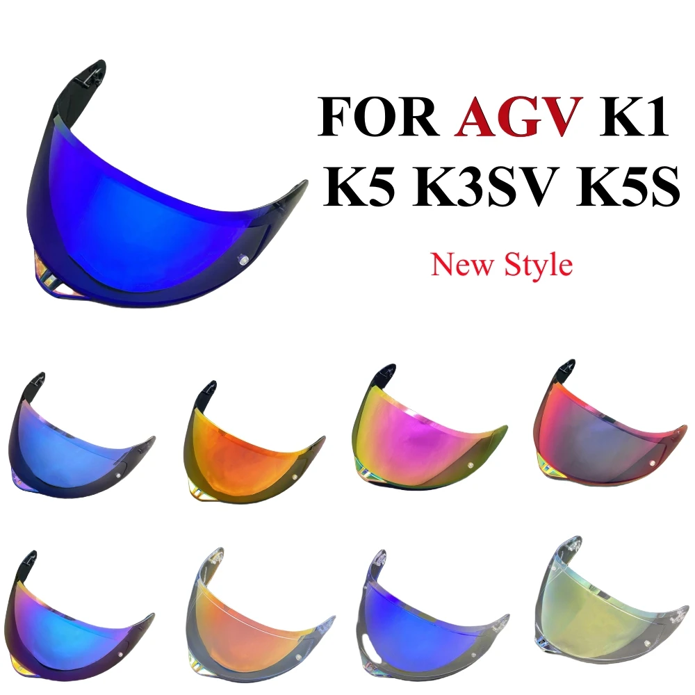 K1 K5 козырьки для мотоциклетного шлема для AGV K5S K3SV, защита от ультрафиолета, линзы для лобового стекла, аксессуары для мотоциклов, противотуманные, 17 цветов в наличии