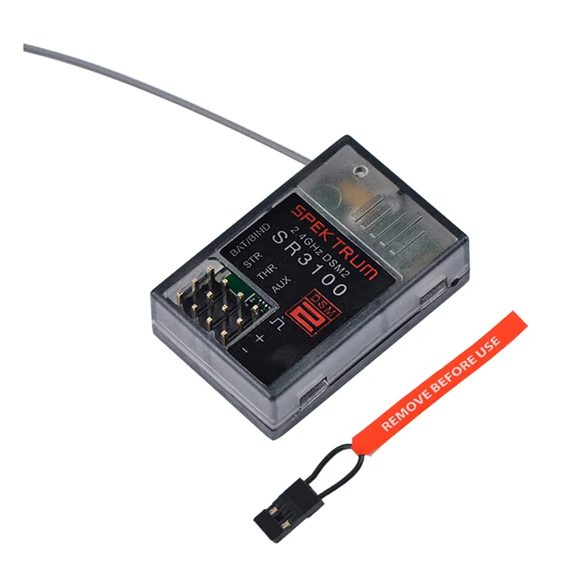 2,4 ГГц Spektrum SR3100 DSM2 3-канальный поверхностный приемник DSM2 для радиоуправляемой лодки