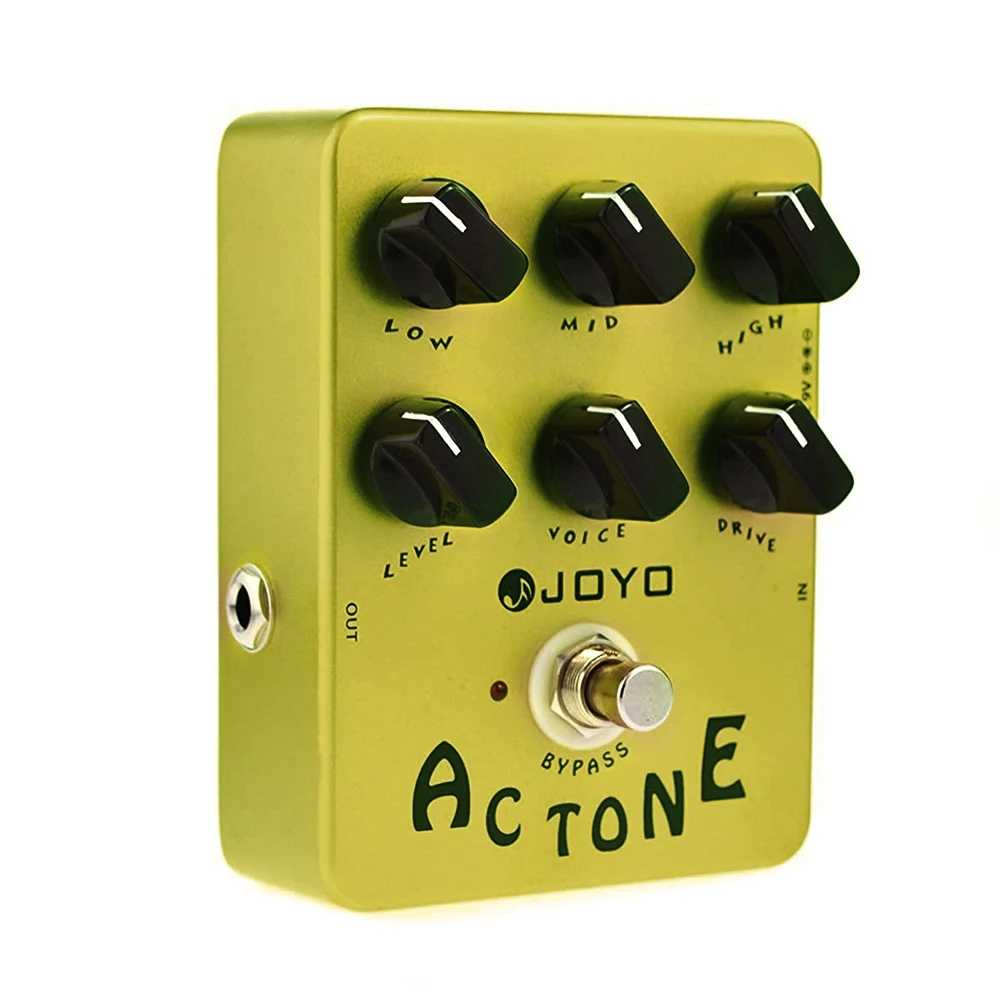 Фото JOYO JF-13 AC TONE Overdrive гитарная педаль имитирует ламповый усилитель AC-30, классический британский рок-звук для гитариста №2