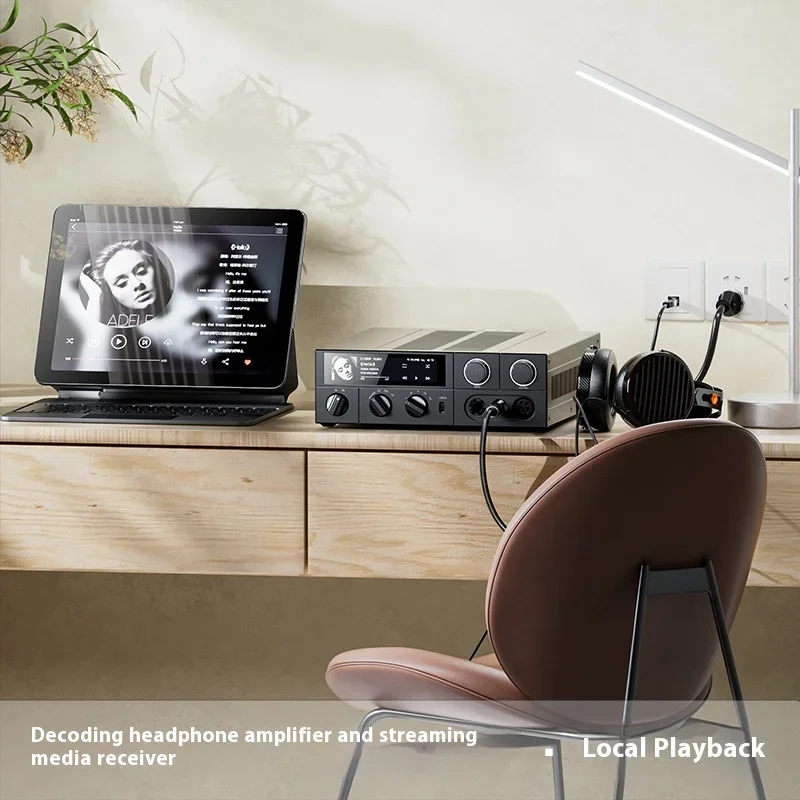 Фото FiiO K15 Настольный Hi-Fi ЦАП Усилитель для наушников AK4493S * 2, XMOS XU316 PCM768 кГц DSD512 13 USB/оптических/коаксиальных входов RCA Wi-Fi BT №4