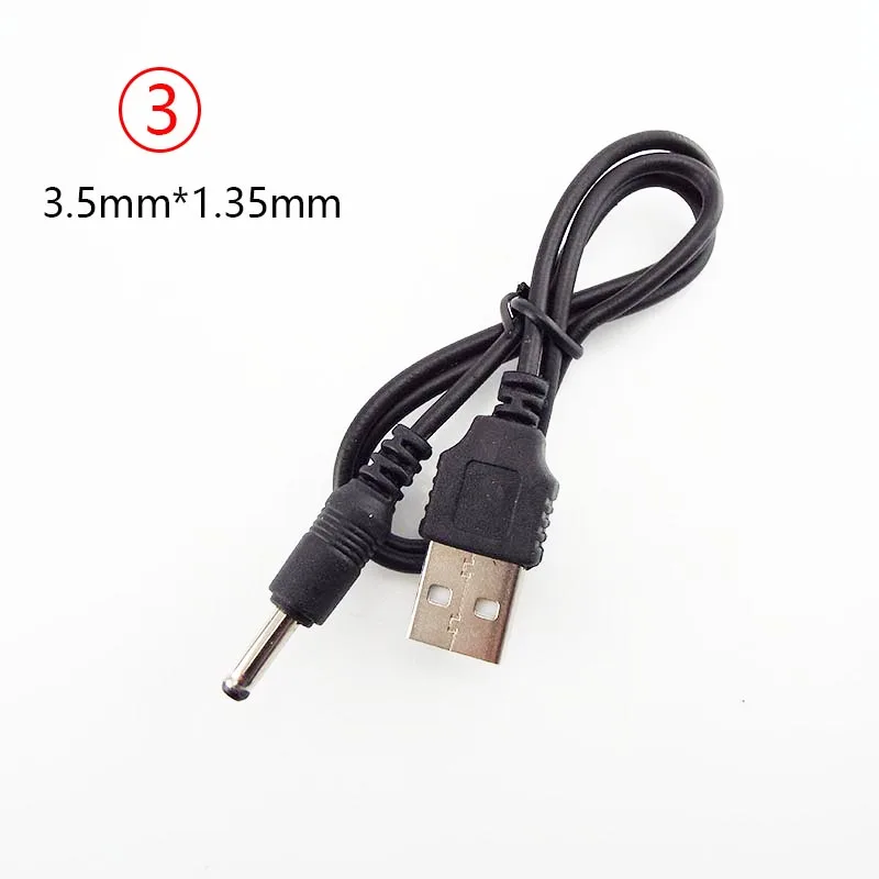 Штекерный разъем USB типа A для DC 5 В 2,0*0,6 мм 2,5*0,7 мм 3,5*1,35 мм 4,0*1,7 мм 5,5*2,1 мм 5,5*2,5 мм Штекерный разъем для кабеля питания (art.: 3920c3f53b90a) - 3920c3f53b90a