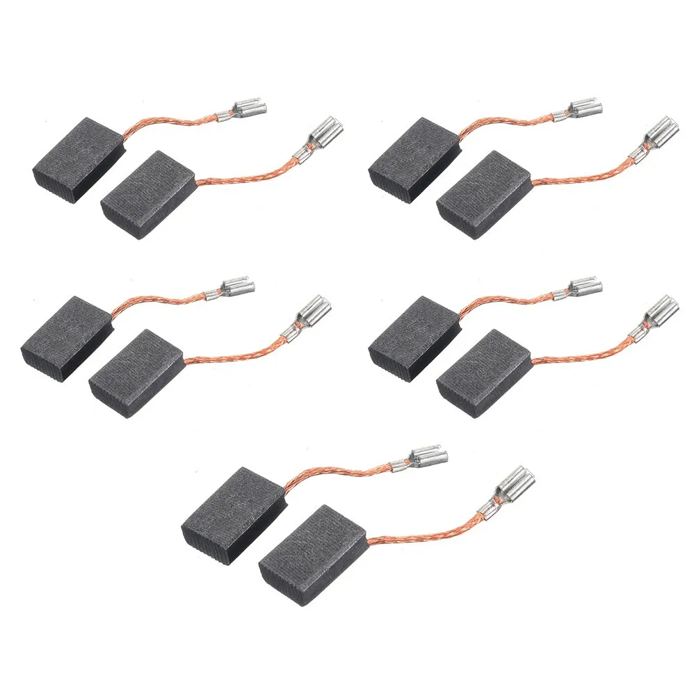 Фото 10 шт. угольные щетки 5 мм x 10 мм x 17 мм, совместимые с Bosch GWS14150 15150 10125 125CI GOP12CE, модель GWS14 150 №4