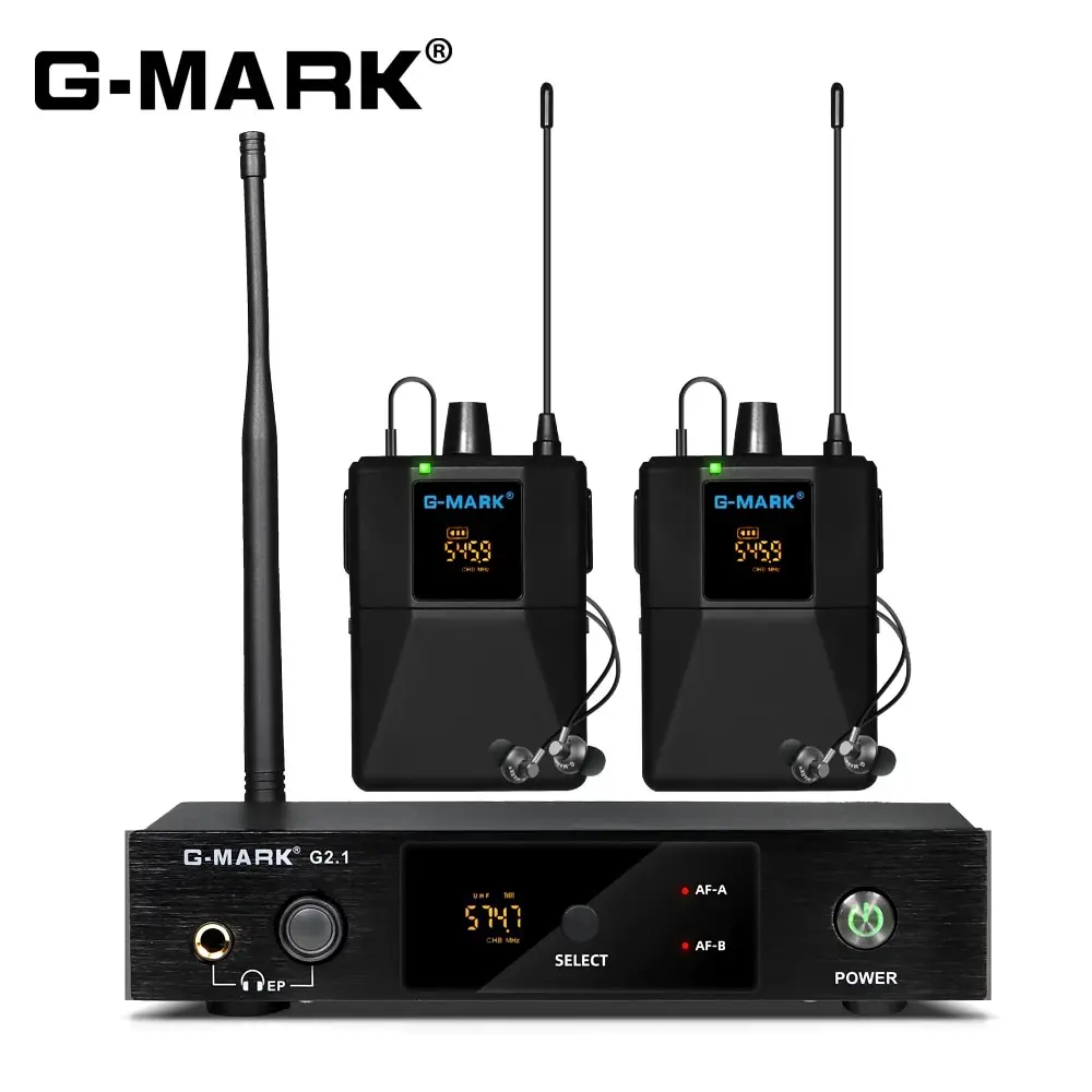 Беспроводной монитор-вкладыш, студийная частота возврата G2.1IEM UHF, выбор для гитарной ленты, производительности, освещение диджея