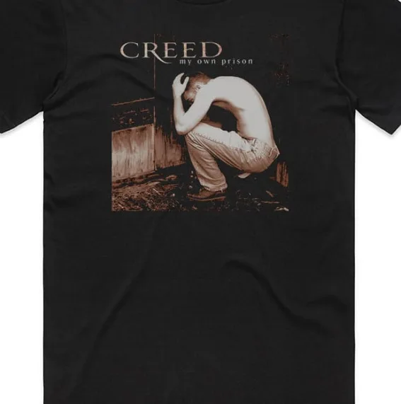 Футболка Creed, годовщина! Новый Популярный короткий рукав