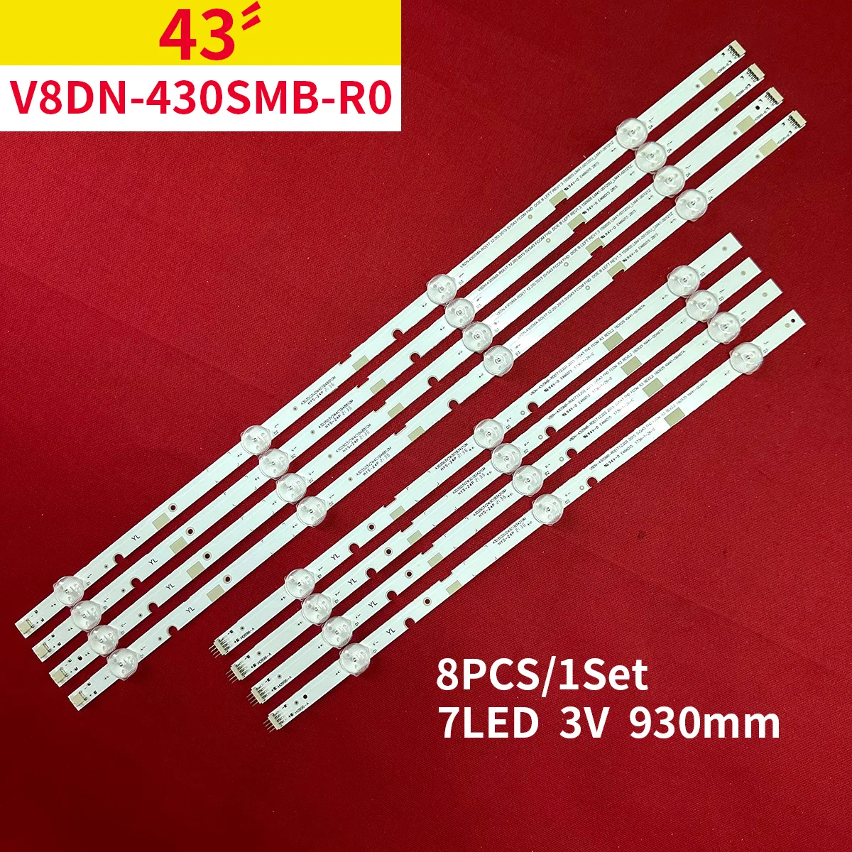 UN43J LED V5DN-430SMA-R1 2015 SVS43 FCOM FHD UA43J51SW UN43J5000 CY-JJ043BGAV1H Un43j5200 N43J5300 un43j5290 UE43N5300 UE43N5000 Лампы и освещение