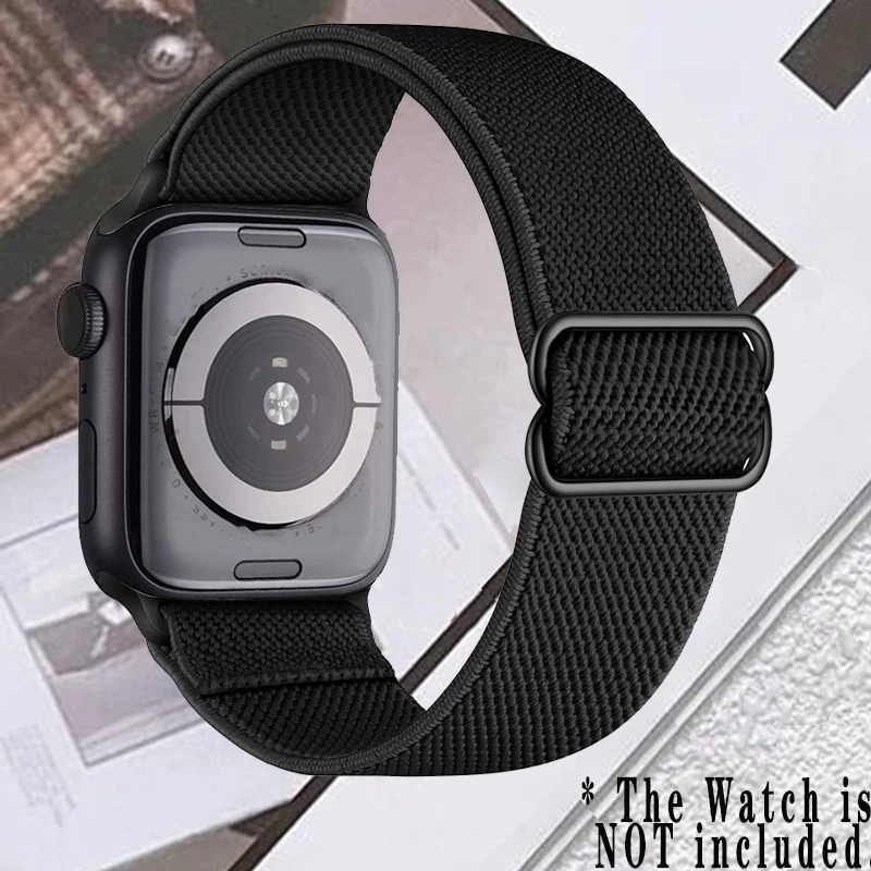 Нейлоновый дышащий эластичный спортивный ремешок для часов Apple Watch серии SE87654321 Новинка с бирками длиной 20 см