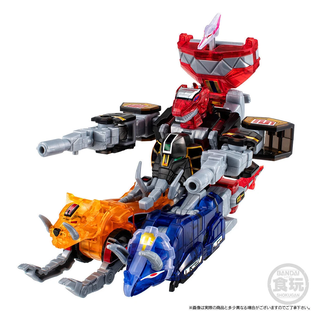 Фото В наличии Bandai Smp Power ranger Megazord Japanese Ver. Прозрачные сборные фигурки, экшн-модель, игрушки, подарки для фанатов, детей №4