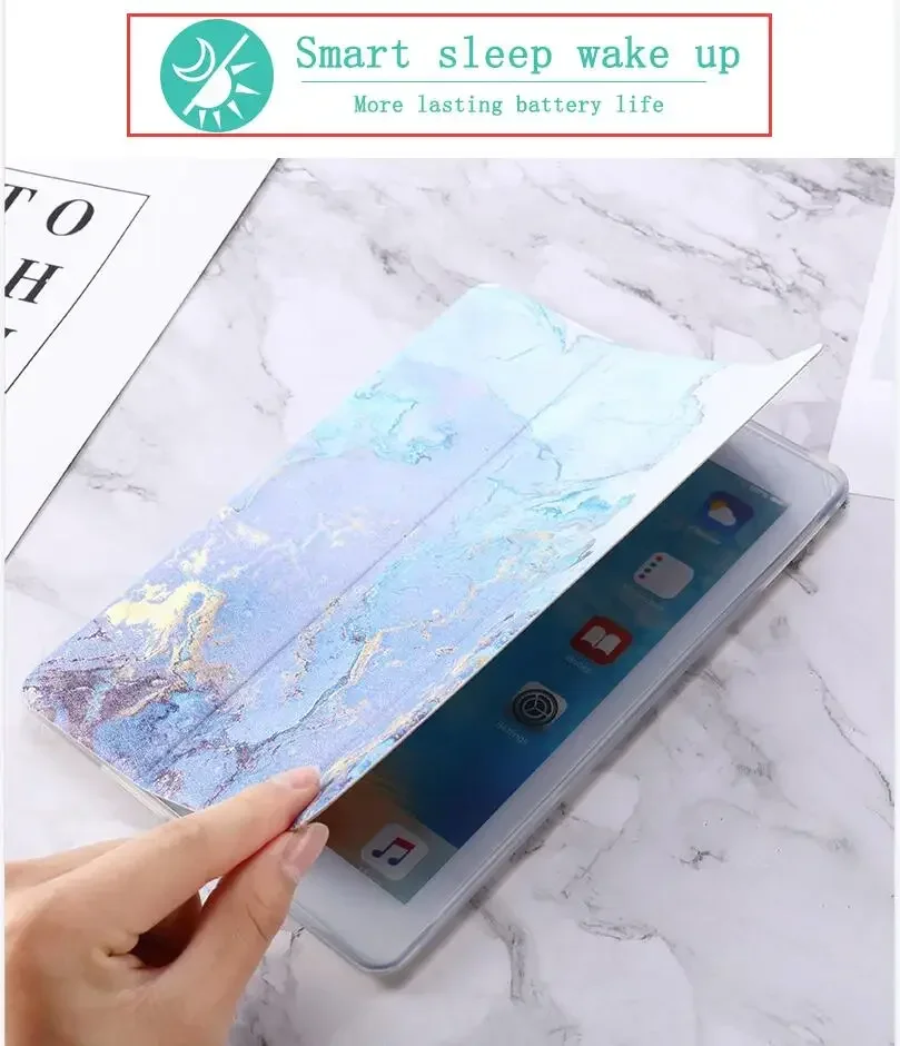 Фото Чехол для планшета Mini 67 2021 Чехол для iPad 9,7 5 6-го поколения ipad 10-го поколения 2023 Чехол 10 дюймов 7/8/9-го поколения Прозрачная задняя крышка Air1 Air 2 №4