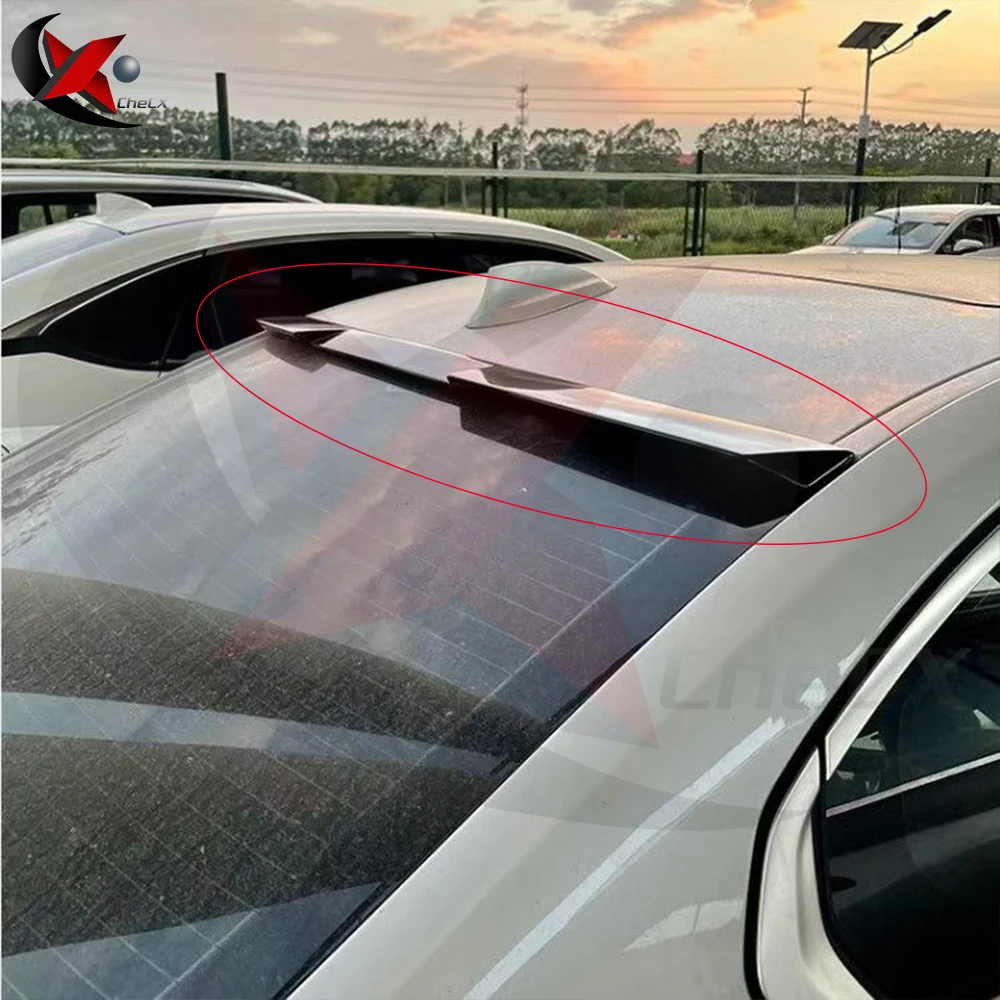 Подходит для BMW 3 серии F30 F35 2013-2019, модифицированный задний спойлер на крышу, внешний вид из углеродного волокна, задний спойлер автомобиля