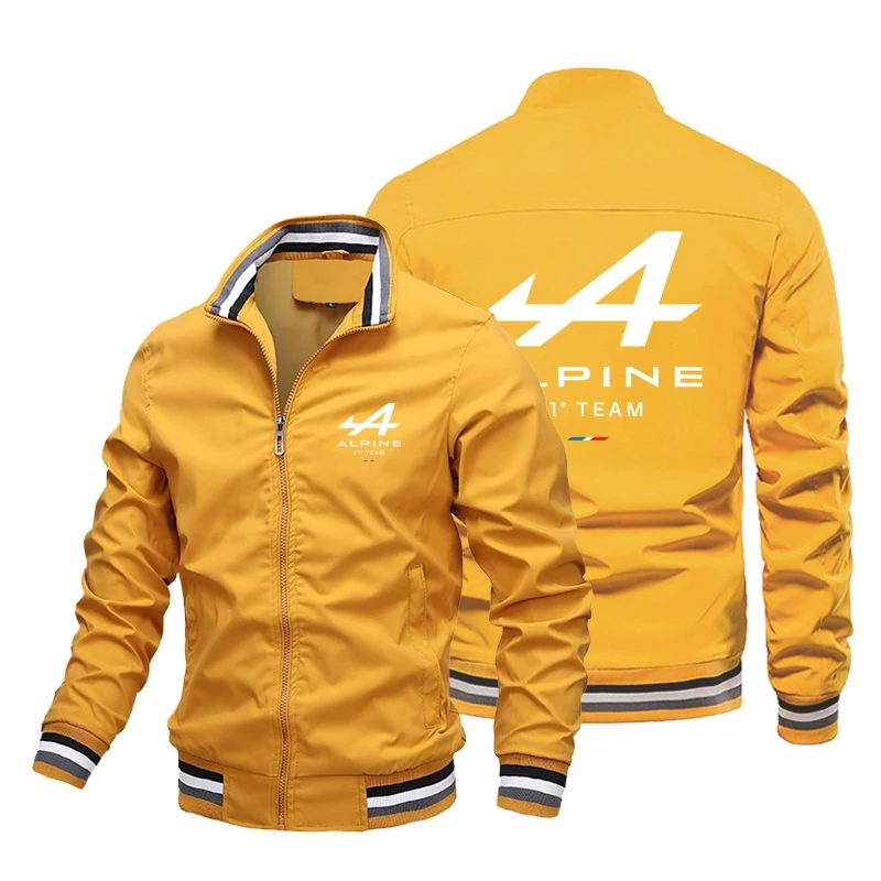 Фото New Alpine F1 Team Zipper Jacket Sportswear Outdoor Carsweater Jacket Alpine Men's Jacket Men's Pocket Casual Spring and Autumn №4