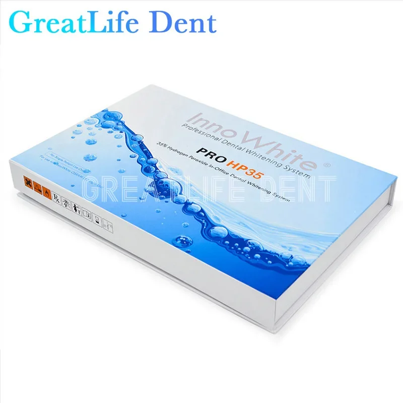 Фото GreatLife Dent Профессиональный набор для отбеливания зубов, водневный перекид, гель для отбеливания зубов, 35% гель для отбеливания зубов №5