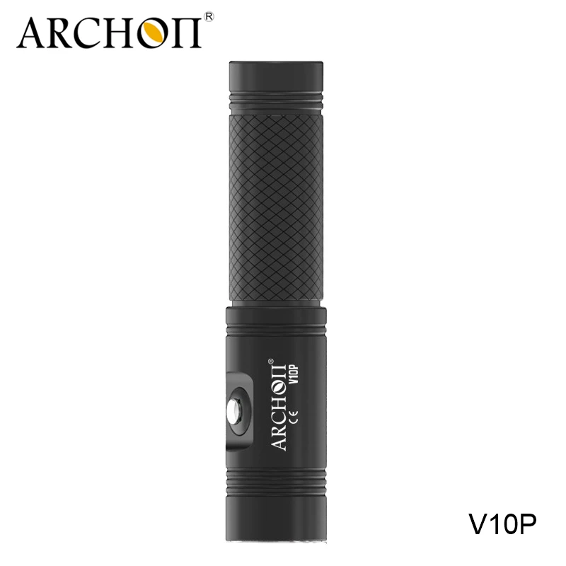Фото Archon V10P светодиодный 100-метровый подводный фонарик для подводного плавания с аккумулятором 5100 мАч USB C 21700 №3