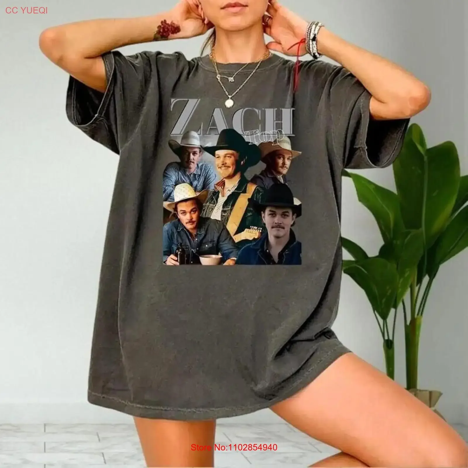 Zach Top Tour футболка Country Music Concert Cute Gif винтажная стираная повседневная дизайнерская одежда унисекс homme Топ для повседневной носки