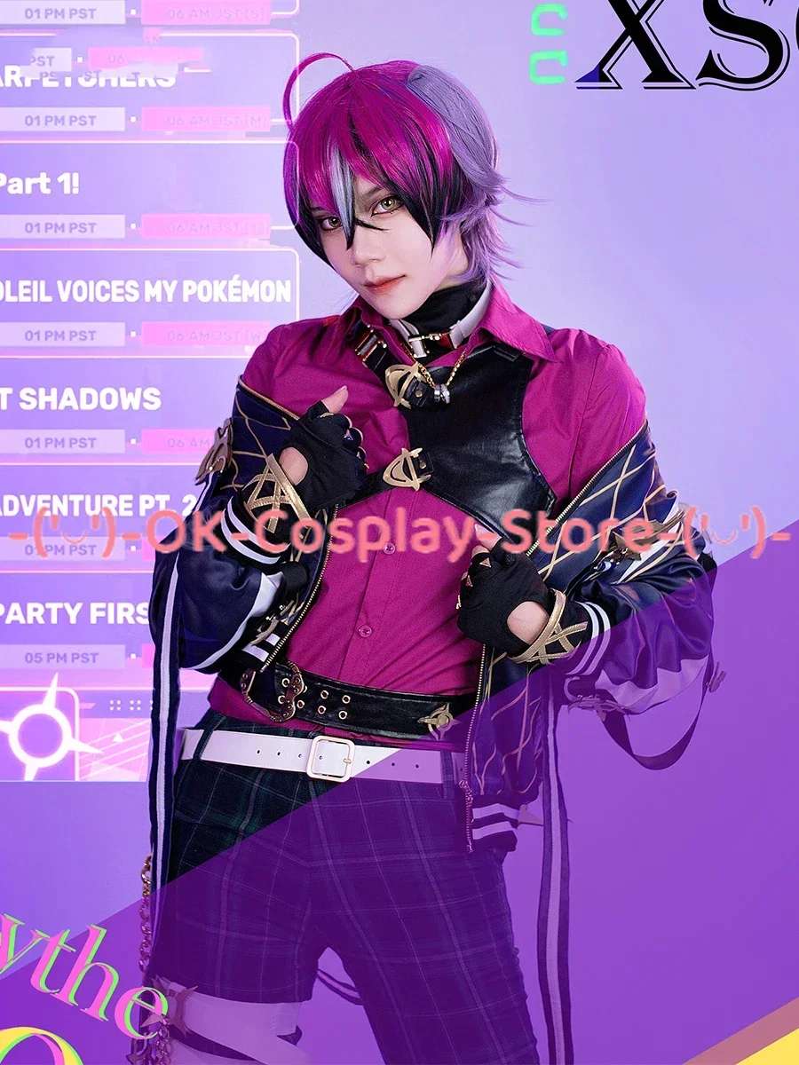 Фото Doppio Dropscythe Косплей Костюм XSOLEIL Vtuber Косплей Костюм Партии Хэллоуин Униформа Аниме Одежда На Заказ №2
