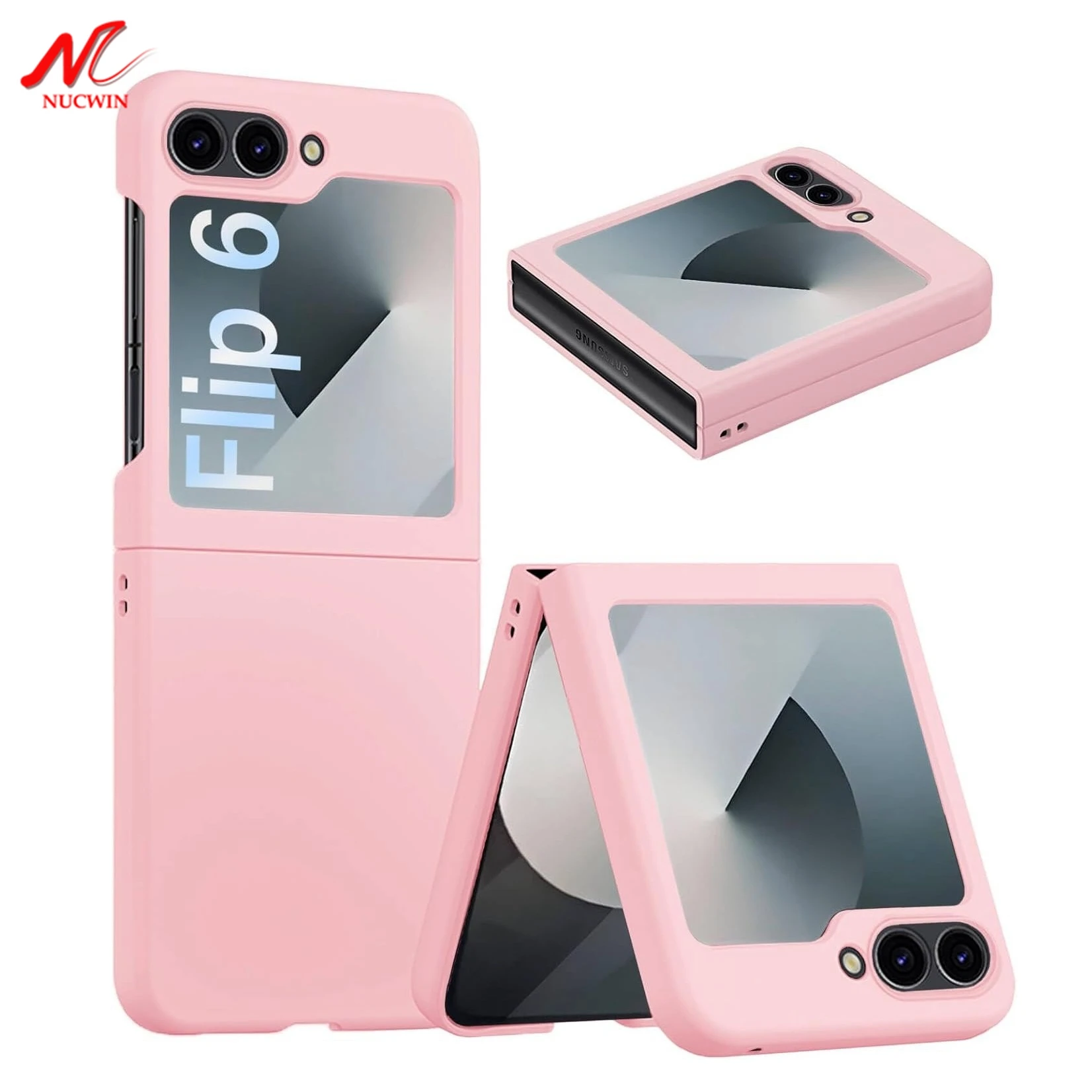 Ультратонкий Жидкий чехол из поликарбоната для Samsung Galaxy Z Flip 3 4 5 6 ZFlip6 Flip6 Flip5, тонкий матовый чехол для телефона Samsung ZFlip 5 6 2024