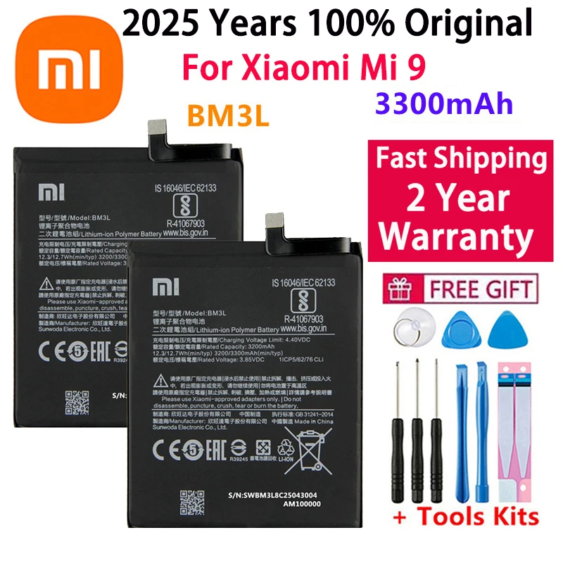 Фото Для Xiaomi Redmi Note Mi K40 5 5A 5S 6 6A 7 8 8T 9A 9C 9S 9T 9 10 10S 10X 11 11S 11T SE Poco F1 M2 M3 F3 X3 4X Plus Pro Аккумулятор №3