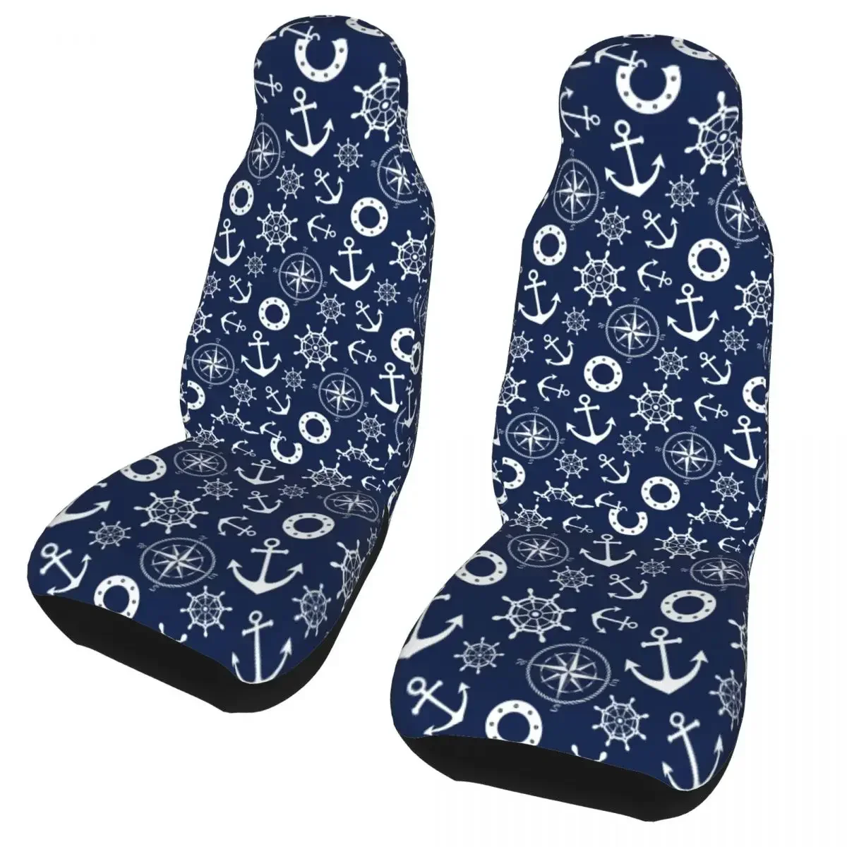 Cubierta Universal Para Asiento Coche Con Rueda Ancla Azul, Interior Coche Para Todo Tipo Molos, Fundas Protectoras Para Asi