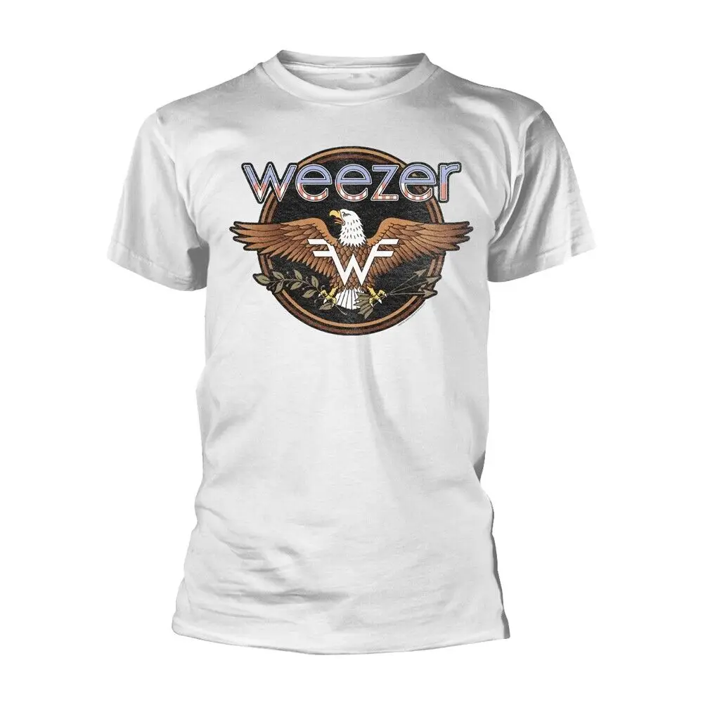 Белая маленькая футболка WEEZER - EAGLE