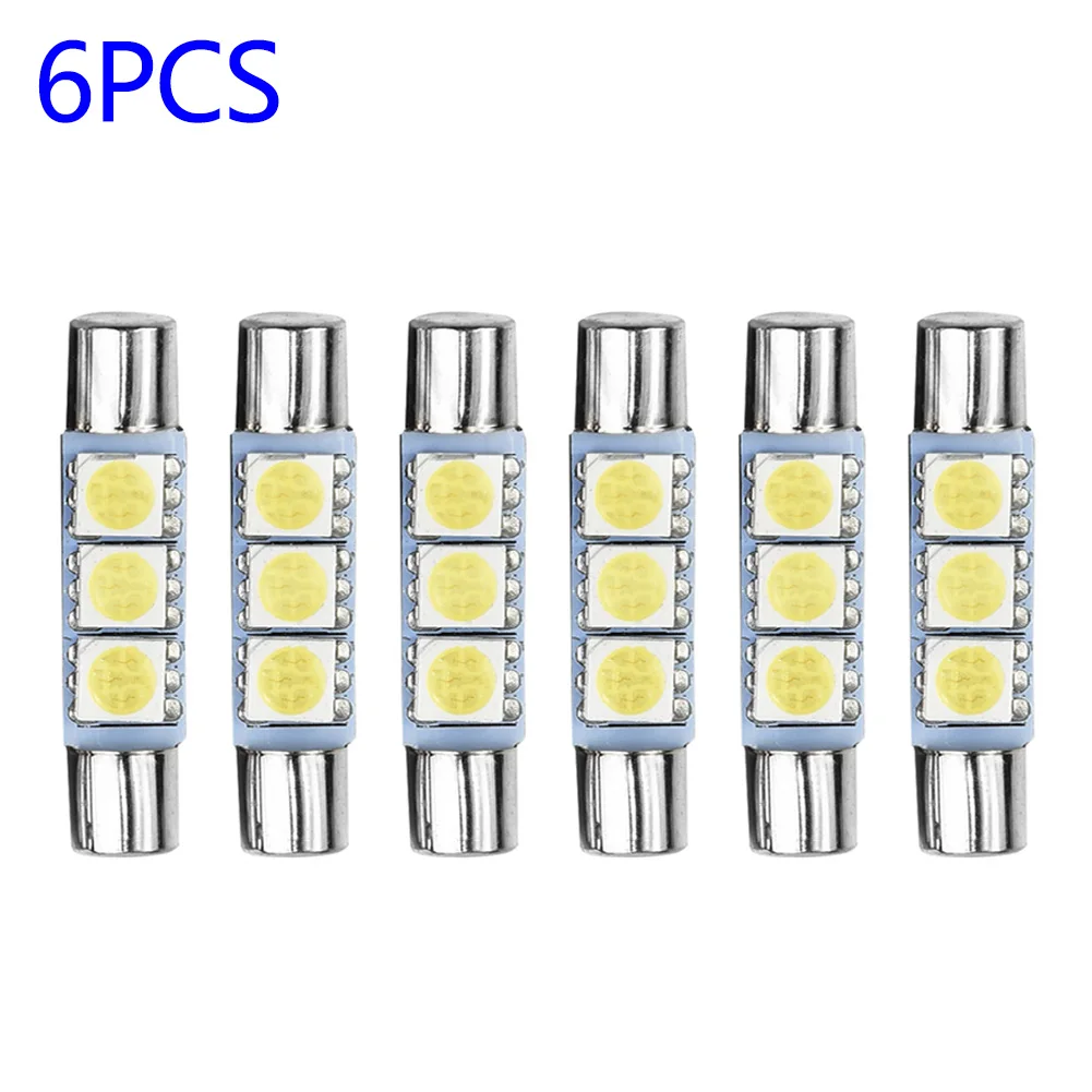 Фото 6 шт., Ксеноновые белые лампы 3SMD 6641 6614F для зеркала для макияжа №2