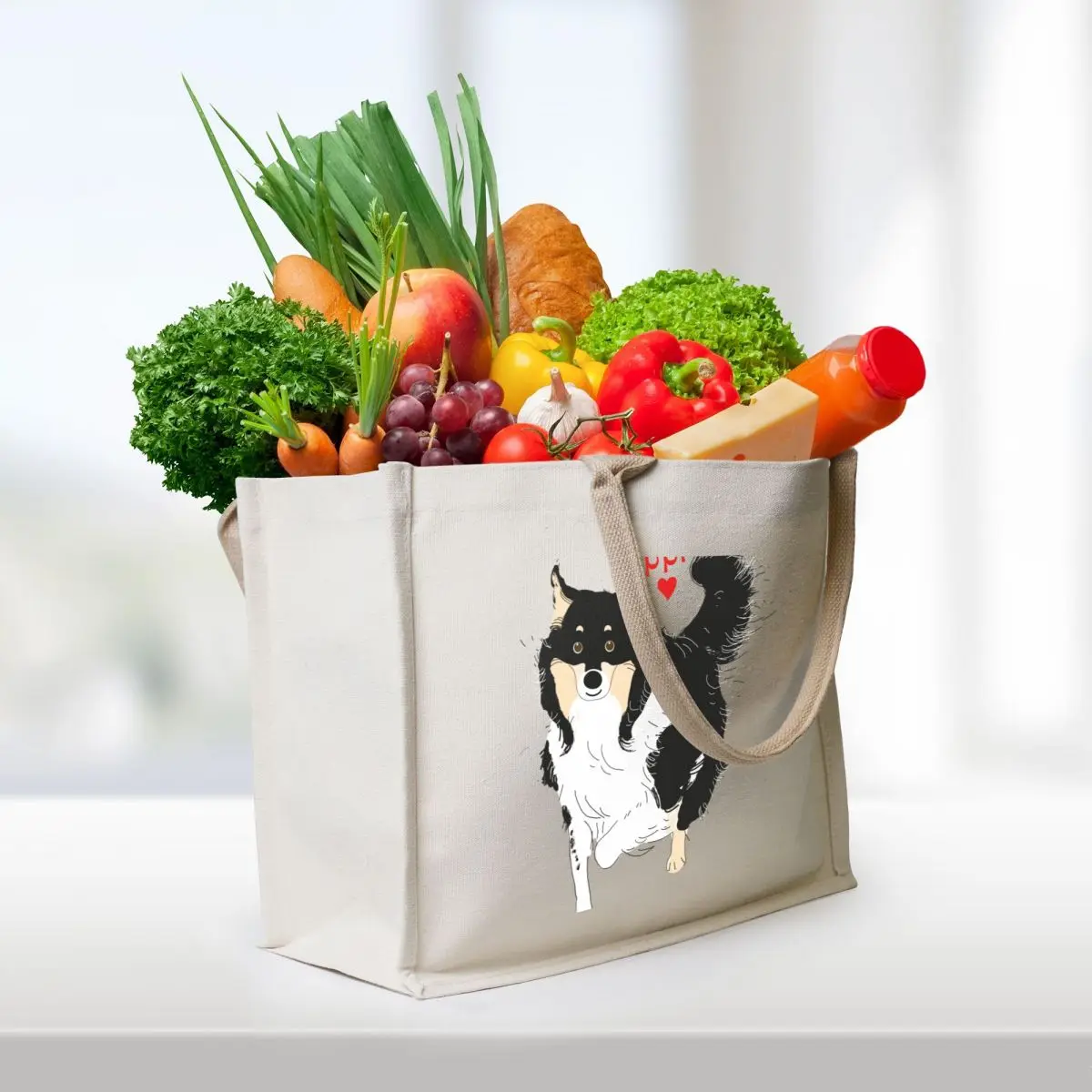 Фото Lappi Love от Suzies Sparrow Tote Bag, мужская сумка-тоут, сумки-шопперы №3