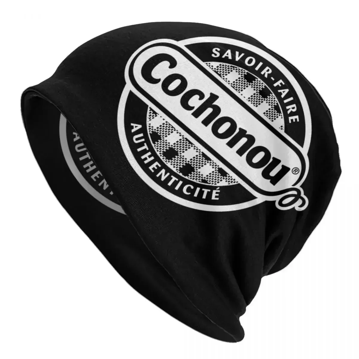 Шапочка Cochonou, Женская крутая вязаная шапка для женщин и мужчин, зимние теплые шапочки, шапки