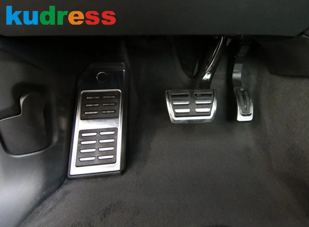 Для Audi Q7 SQ7 2016-2019 Q8 2017-2019 Для Porsche Cayenne 2018 2019 Автомобильный тормозной акселератор, подставка для ног, чехлы на педали дроссельной заслонки