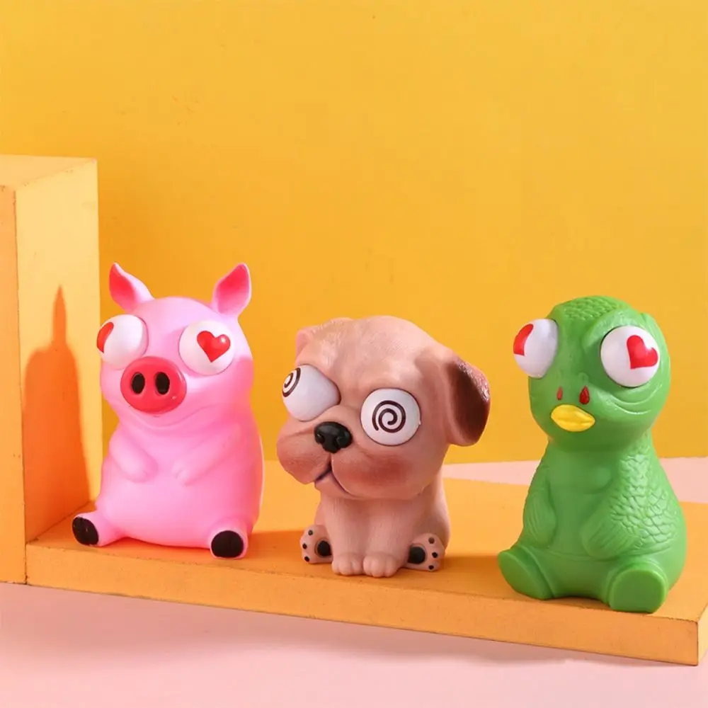 Игрушка-фиджет с мягким взрывом глаза, животное, новинка, кукла, мультяшное животное, медленно восстанавливающая форму игрушка, креативная забавная игрушка-фиджет с животными, подарок на день рождения