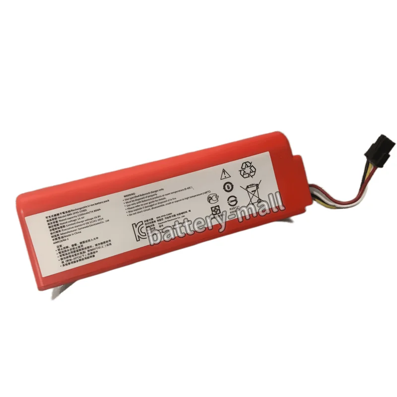 Новый оригинальный аккумулятор BRR-2P4S-5200S емкостью 5200 мАч для Xiaomi Roborock Cleaner S50 S51
