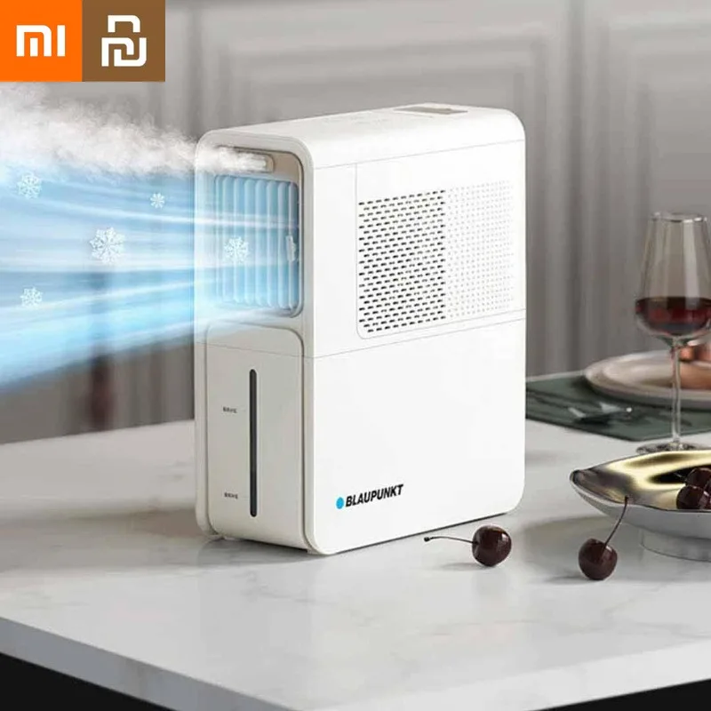 Настольный вентилятор Xiaomi Youpin, сенсорное управление, вентилятор для ледяного тумана, увлажнитель воздуха, небольшой кондиционер, кулер, портативный вентилятор с сильным ветром Mi