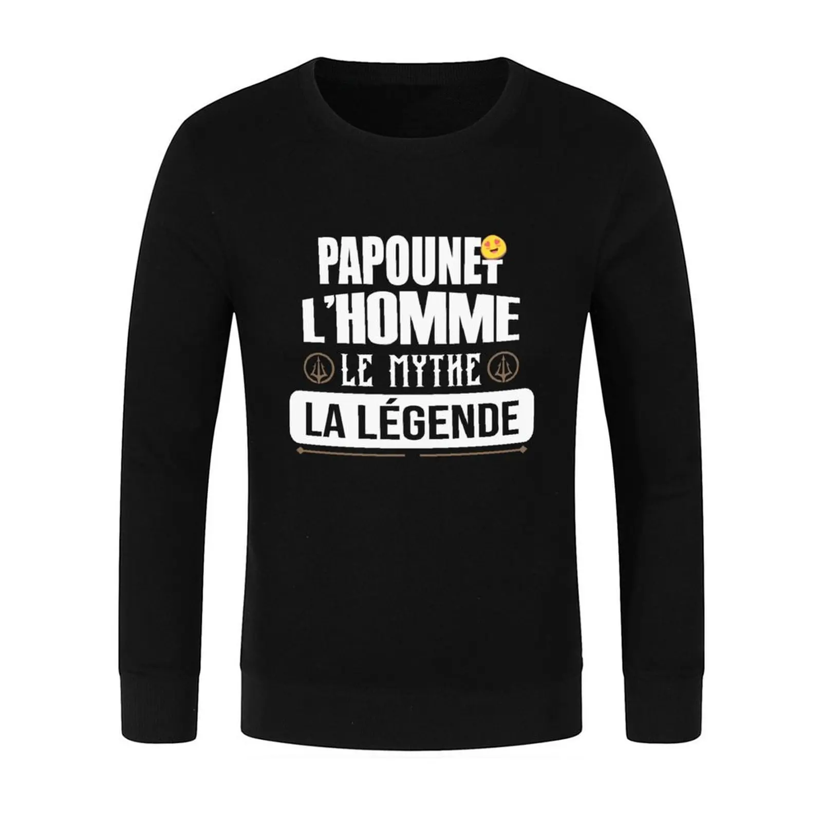 Фото Papa L'homme Le Mythe La Légende - Cadeau Anniversaire Papa пуловер блузка аниме одежда толстовка мужская №2
