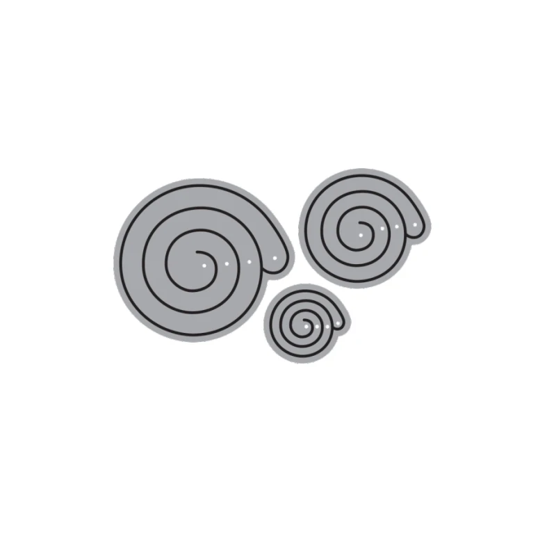 Wibbly Wobbly штампы спиральные металлические Вырубные штампы для создания вобблера выдвижные на картах передний журнал страницы Скрапбукинг 02B