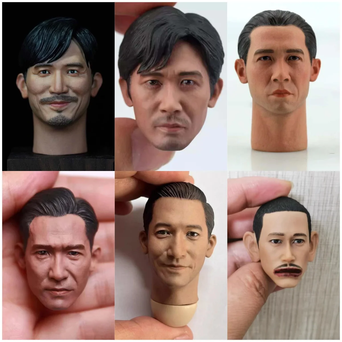 Изготовленная на заказ голова Leung Tong в масштабе 1/6, лепка мужского солдата, красивая резьба по голове для 12-дюймовой TBL PH, экшн-фигурка, куклы, игрушки