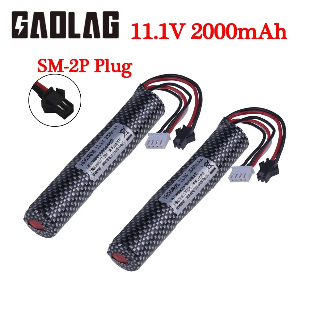 Литий-ионный аккумулятор 3S 11,1 в 2000 мАч 18350 XT30 штекер совместимый с Airsoft Guns Water Bead Blaster перезаряжаемые батареи