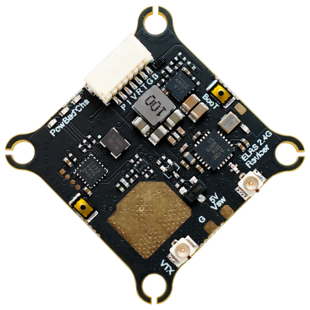 VTX + ELRS Revicer + светодиодный control AIO FPV flight controller RF board, отверстие 25,5 мм