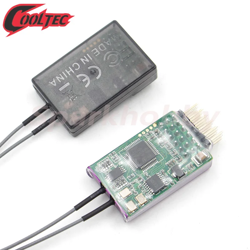 Фото Cooltechnology R6008HV 6ch FASST совместимый приемник для Futaba 14SG 16SG 16SZ 18SZ 18MZ WC Air Systems Multi Mode corona R8fa №2